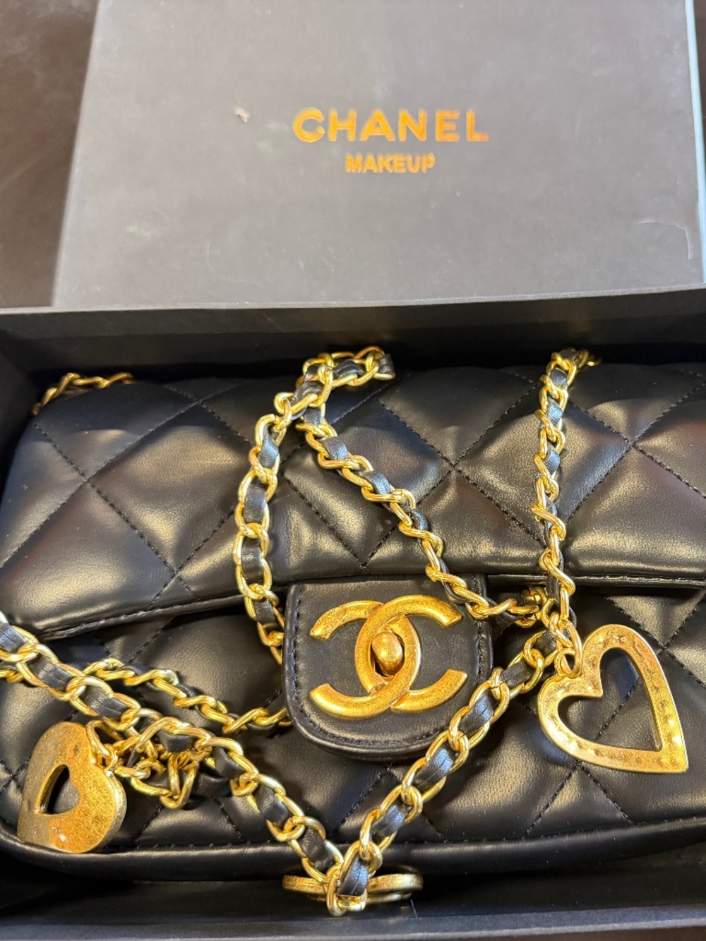 Chanel Makeup bag with box